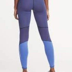 Old Navy Mid-Rise Color Block Compression Leggings Small Petite
